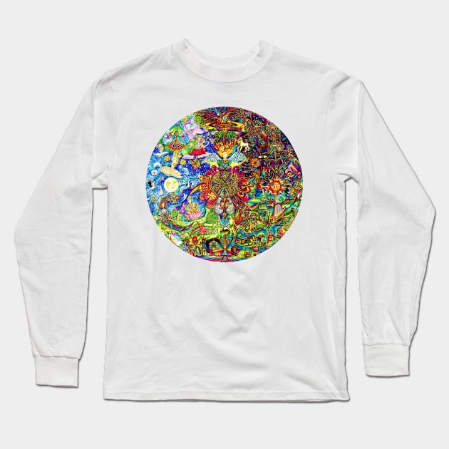 a LOVE mandala Long Sleeve T-Shirt by ARTofDiNo